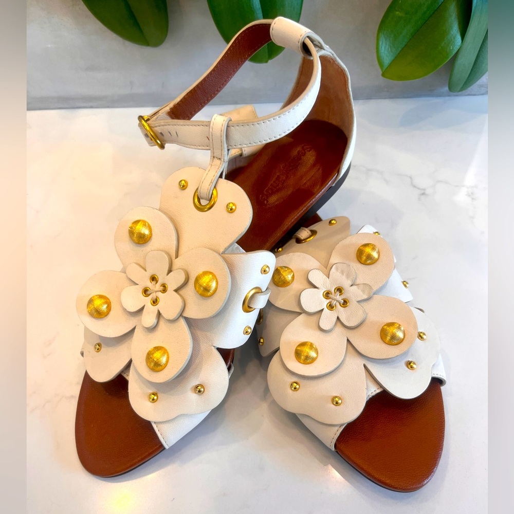 See by Chloe flower sandal NWOB!